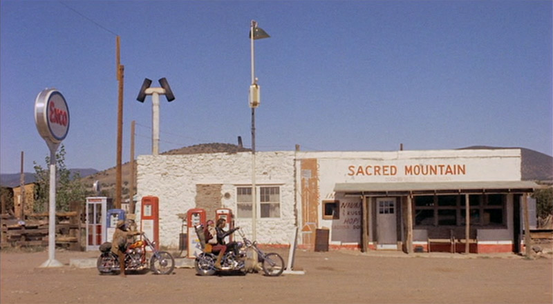 Sacred Mountain Gas Station from Easy Rider
