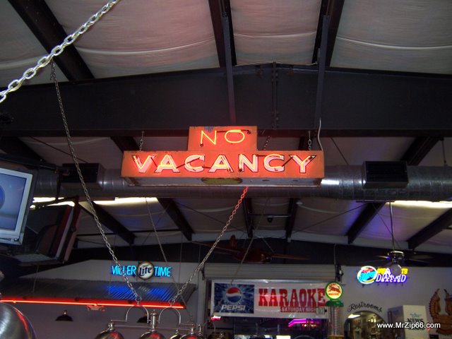 No Vacancy Sign, from the 1969 Movie "Easy Rider"