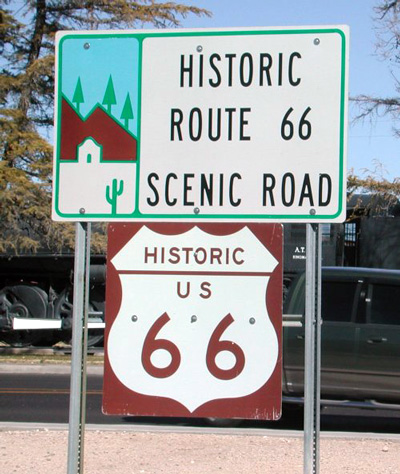 Easy Rider Through Route 66