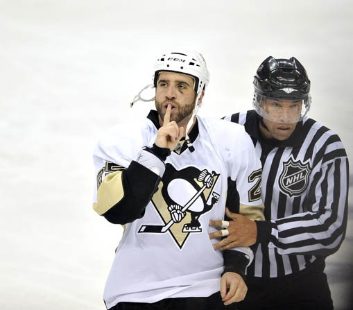 Max Talbot turned the game around with his fight. 